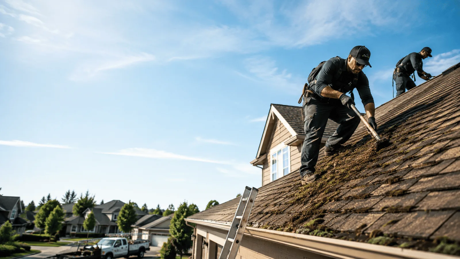 Roof Moss Removal in Homer, IL near me